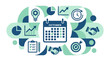 © Cala - Business planning and strategy development with calendar and icons