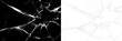 © Oleg - Shattered broken glass crack hole with radial impact lines realistic texture overlay element isolated window screen damage effect fracture pattern on white background transparent png glasses crash