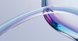 © vasyl pshyk - Curved glass structures reflect colors and shapes in a simple design on a smooth background during daylight