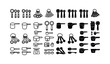 © Meerazul - Modern measuring scoop icon pack with kitchen utensil symbols