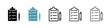 © Lovely - Survey line icon vector set. Thin line customizable illustration. Contour symbol. Vector isolated outline drawing. Editable stroke