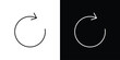 © Rubina - Reload button icon design concept vector. EPS10