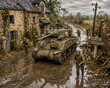 © Agustin - Sherman Tank Advance Through Normandy Village