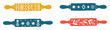 ©  MVectors - Graphic rolling pins for baking dough with floral and geometric