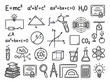 © Duren - Hand drawn doodle set of science and education symbols.