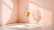 © Peter - Glass of wine sitting on a table next to a window, luxury alcohol drink breakfast refreshment restaurant cafe pub domestic room layout backdrop
