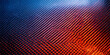 © The Alpha - Industrial carbon fiber surface texture with blue and red gradient background abstract industrial composite material geometric structure metallic engineering fiberglass aerospace close