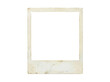 © Raja - Old vintage polaroid photo frame with worn texture isolated on white background
