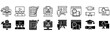 © Roronoa15 - Online learning icon set. Graduation and lesson symbol. Vector illustration.