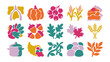 © Septi.First - vector set of autumn thanksgiving icons