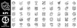 © Hafiz - Kpi performance line icon set. Featuring a business metrics dashboard, analytics growth strategy, and success tracking vector graphic. Vector Illustration.