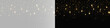 © Alehandro - Magical glittering lantern garlands with golden sparkles and festive party light decoration