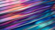 © SAHIDA - Abstract background of metallic parallel lines with iridescent colors
