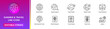 © IlmNira - travel world globe icon line style editable stroke international tourism vector set