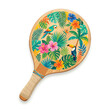© Godong - Beach Paddle Tropical Design with Parrots and Toucan