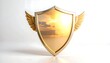 © HELM - A gold shield with wings reflecting a sunset