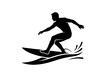 © ABDERRAHMANEHOUSSAM - black surfer silhouette png on transparent background