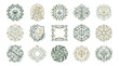 © monkey - Collection of ornate mandala designs.