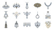 © monkey - Various Jewelry Pendants and Necklaces.