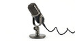 © FazzF Studio - Professional Studio Condenser Microphone Isolated on a White Background Surface