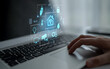 © InfiniteFlow - Concept of a smart home and the Internet of Things (IoT). A central system controls home automation features like security, lighting, and climate for modern, convenient living. Fermion
