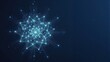 © YiuCheung - Abstract glowing network of interconnected points against a dark blue background.