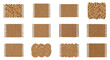 © fatria - Set of Various Woven Mats and Rugs Vector Illustration