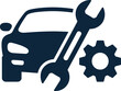© Shohidul - Car repair icon with wrench and gear symbols Keywords: car, automobile, vehicle, repair, maintenance, service, mechanic, workshop, auto