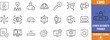 © Romjan - Cyber security and privacy icons. shield icon set, lock icon set, computer icon set