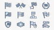 © Dita - Sleek Icons of Victory Achievement and Competitive Spirit in Modern Design with high professional line art symbols for modern creative design and digital branding projects