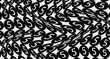 © shajada - Seamless abstract pattern with numbers and symbols on a decorative background for wallpaper texture and vector design
