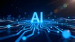 © 逊 陆 - AI technology circuit board