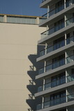 Luxury skycraper in Prague with visible balconies