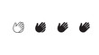 © Orbit - 'Hand icons symbolizing gesture and communication.'
