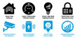 © SIPLU - Editable vector illustration collection of smart home icons set for automation and control