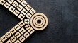 © Wool World - A convergence of intent where many arrows find their singular destination at the bullseye of success