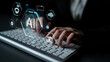 © InfiniteFlow - A concept of a global AI virtual assistant. This intelligent agent provides user support through chatbots, performs searches, manages cloud data, and aids in communication. Fermion