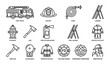 © MdRimon - Firefighting equipment and emergency response icons