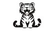 © Keko 64 - vector illustration of cartoon tiger