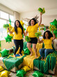 © Mateus - Brazilian fans cheer for victory at home