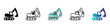 © Vova7 - Set of excavator icons in various styles and colors for construction themes