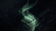 © VISHWA - abstract technology background with green lines