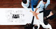 © InfiniteFlow - Concept of human resources metrics and workforce analytics. The data shows employee team performance, professional development, and overall business growth and success. Fermion