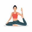 © rahman - Woman Performing Yoga Pose