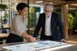© Olena Apetroaiei - Guiding future innovations on a luminous interactive AI display