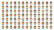 © JUNAEDI - Diverse People Wearing Face Masks and Headphones, Online Communication, Digital Life