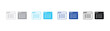 © SilentSmog - Computer browser window interface icons set with interface navigation software internet application computing technology template minimalist browsing connectivity collection business