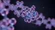 © Nurbaity - Molecular structure with glowing electron orbit