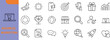 © Iconist - Business marketing strategy icons. laptop icon set, target icon set, gift icon set