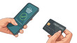 © Thamseer - Online shopping payment confirmation with smartphone and credit card